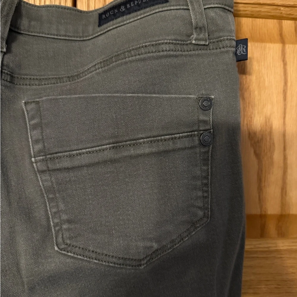 Rock & Republic Olive Green Women Jeans